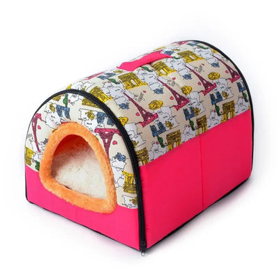Sofa For Dog Bed Cat Puppy Rabbit Pet Foldable Warm Soft Warm Pet Kennel Sofa Sleeping Bag House Puppy Cave Bed