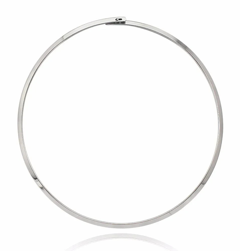 Gold/Silver Color Choker Necklace For Women Men Fashion Punk Jewelry Christmas Present High Quality