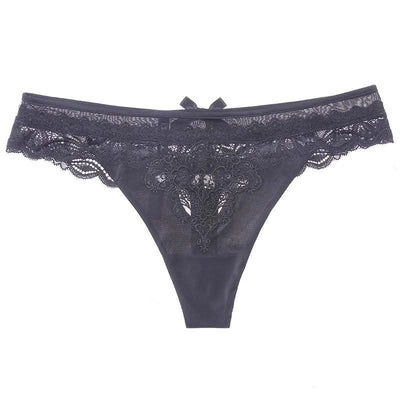 Sexy Women's Thongs Temptation Soft Underwear Lace Hollow Out Transparent Seamless Panties Ladies Female Mid Waist lingerie