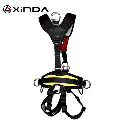 Full Body Five-point Safety Belt Rope High Altitude Work Safety Harness Outdoor Climbing Training Construction Protect Equipment