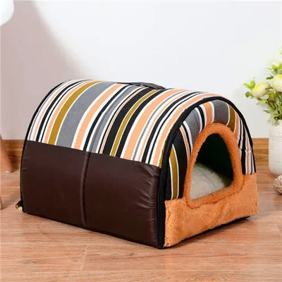 Sofa For Dog Bed Cat Puppy Rabbit Pet Foldable Warm Soft Warm Pet Kennel Sofa Sleeping Bag House Puppy Cave Bed