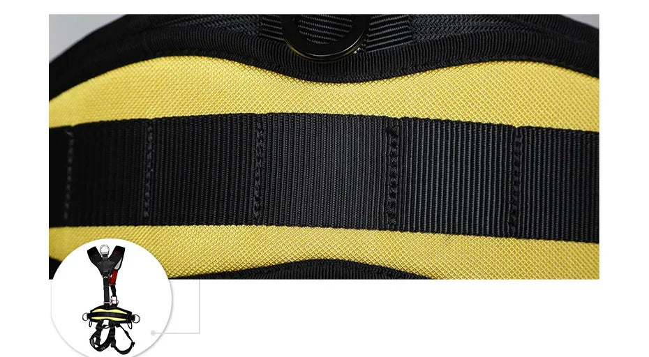 Full Body Five-point Safety Belt Rope High Altitude Work Safety Harness Outdoor Climbing Training Construction Protect Equipment