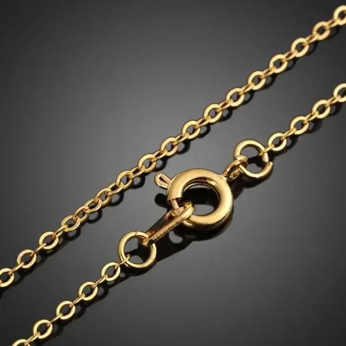 Luxury necklaces for women romantic couples jewelry crystal inlay gold color pisces dolphin pendant chain casual