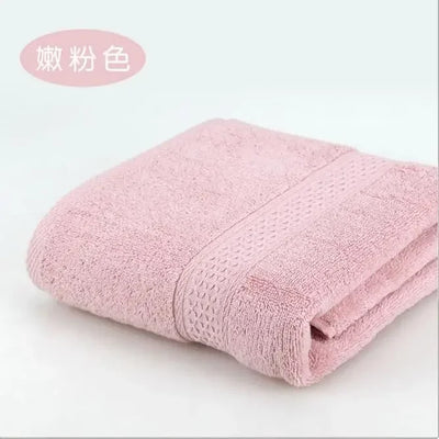 Large Bath Towels for Adults, 100% Cotton, Solid Terry, Beach Towel, Absorbent Yoga Shower Towels Bathroom, Wholesale, 70*140cm
