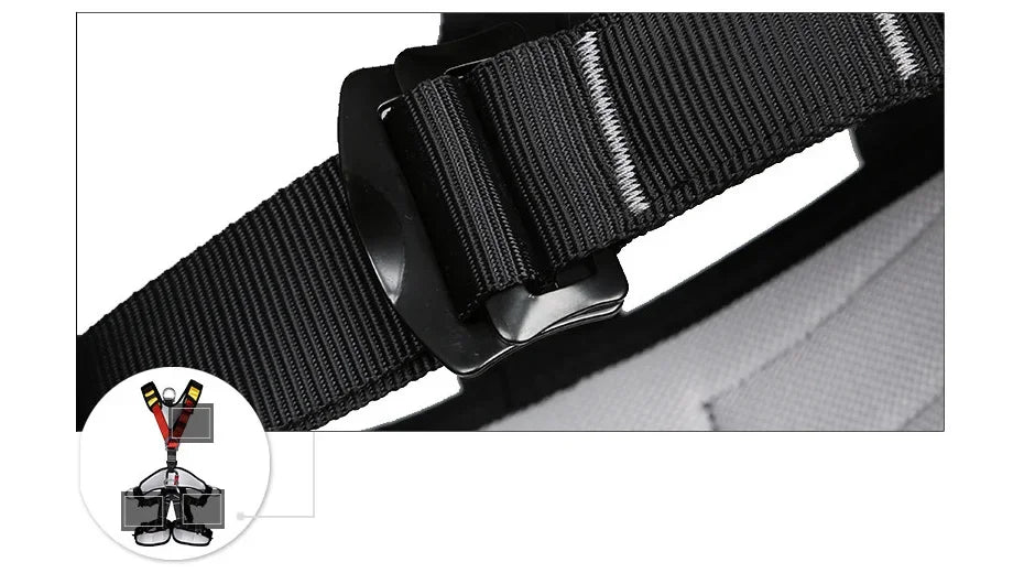 Full Body Five-point Safety Belt Rope High Altitude Work Safety Harness Outdoor Climbing Training Construction Protect Equipment
