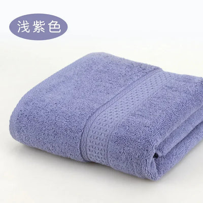 Large Bath Towels for Adults, 100% Cotton, Solid Terry, Beach Towel, Absorbent Yoga Shower Towels Bathroom, Wholesale, 70*140cm