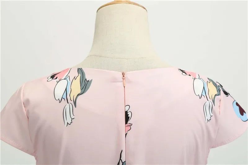 Women Summer Dresses Robe Vintage 50s 60s Big Swing Party Rockabilly Dress White Polka Dot Vestidos