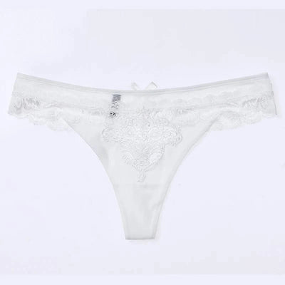 Sexy Women's Thongs Temptation Soft Underwear Lace Hollow Out Transparent Seamless Panties Ladies Female Mid Waist lingerie