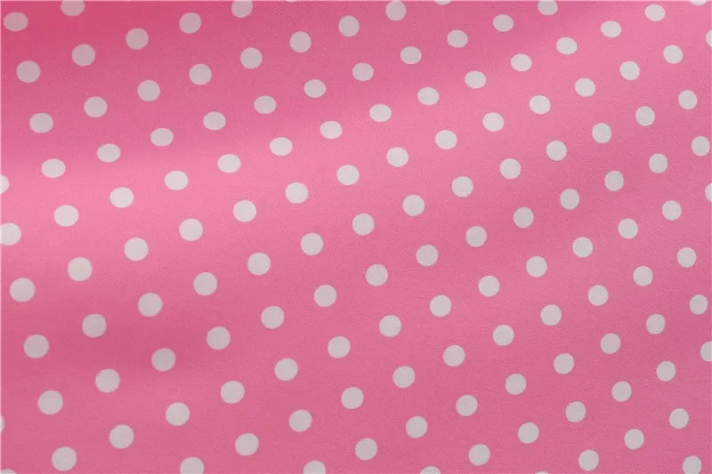 Women Summer Dresses Robe Vintage 50s 60s Big Swing Party Rockabilly Dress White Polka Dot Vestidos