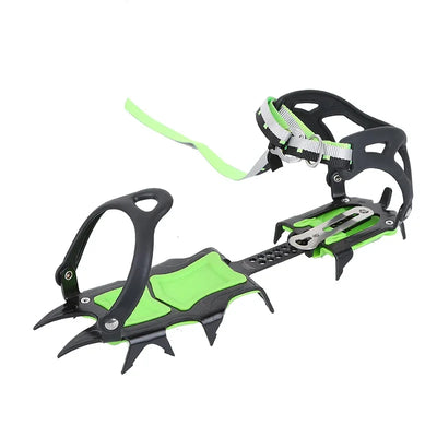 BRS 14 Teeth Claws Crampons Shoes Ice Crampons Snow Non slip Cover Ice Gripper Manganese Steel Outdoor Ski Ice Climbing