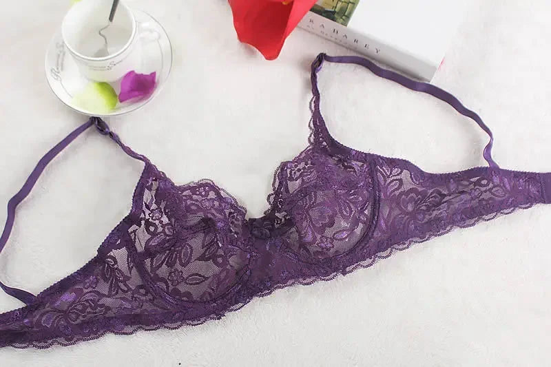 Summer Push Up Bra Breathable Lace Bras Sexy Underwear For Women Bralette Lingerie Intimates ropa interior femenina