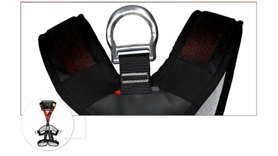 Full Body Five-point Safety Belt Rope High Altitude Work Safety Harness Outdoor Climbing Training Construction Protect Equipment