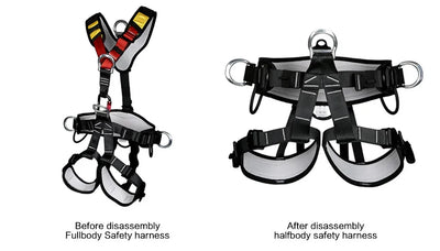 Full Body Five-point Safety Belt Rope High Altitude Work Safety Harness Outdoor Climbing Training Construction Protect Equipment