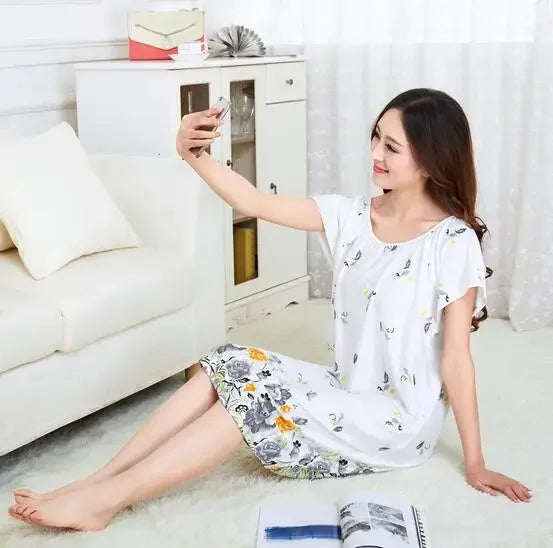 Lounge Printed Nightgowns For Women