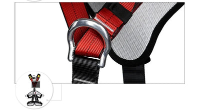 Full Body Five-point Safety Belt Rope High Altitude Work Safety Harness Outdoor Climbing Training Construction Protect Equipment
