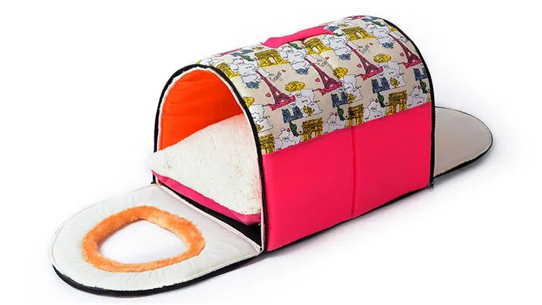 Sofa For Dog Bed Cat Puppy Rabbit Pet Foldable Warm Soft Warm Pet Kennel Sofa Sleeping Bag House Puppy Cave Bed