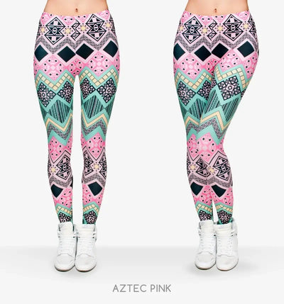 3D Printed Fashion Women Leggings Space Galaxy
