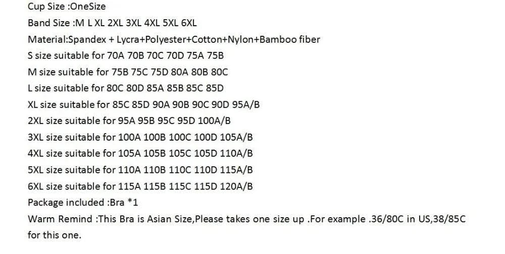 Plus Size Women Bras Bralette Comfortable Invisible Bras