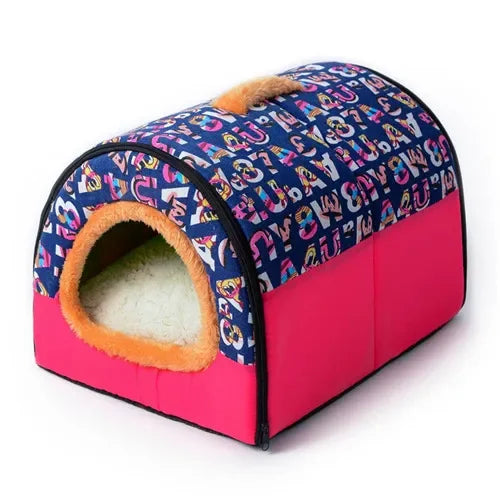 Sofa For Dog Bed Cat Puppy Rabbit Pet Foldable Warm Soft Warm Pet Kennel Sofa Sleeping Bag House Puppy Cave Bed