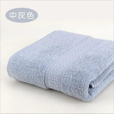 Large Bath Towels for Adults, 100% Cotton, Solid Terry, Beach Towel, Absorbent Yoga Shower Towels Bathroom, Wholesale, 70*140cm