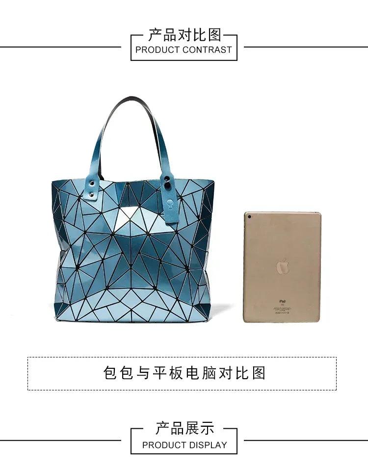 New luxury handbags women bags designer beach large tote hologram shoulder bag sac a main geometric bag bolsa feminina