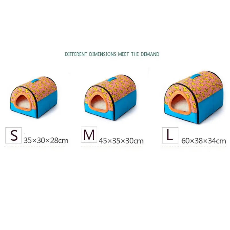 Sofa For Dog Bed Cat Puppy Rabbit Pet Foldable Warm Soft Warm Pet Kennel Sofa Sleeping Bag House Puppy Cave Bed