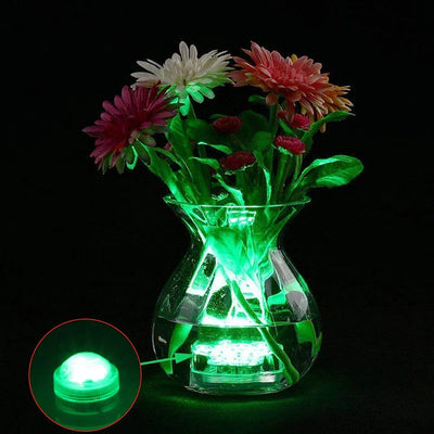 Led Submersible Night Light Lamp RGB Underwater Light Wedding Tea Light Vase Fish Tank Pool Party Christmas Decorative Lights