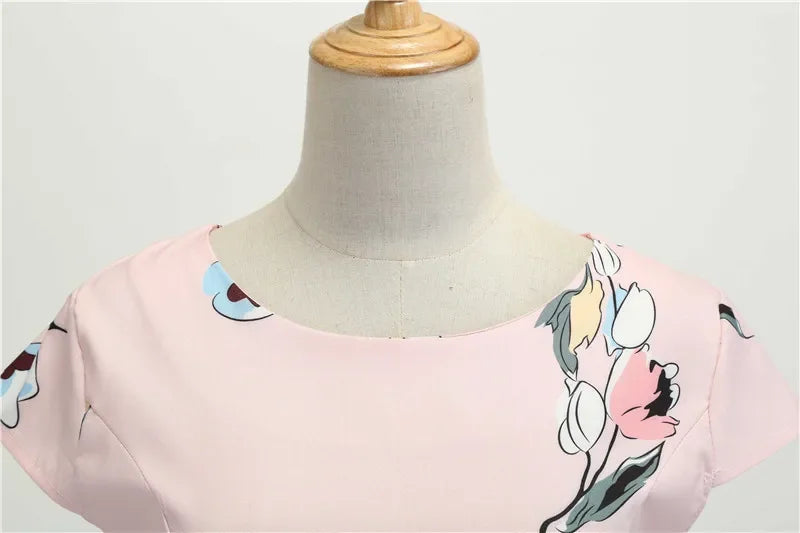 Women Summer Dresses Robe Vintage 50s 60s Big Swing Party Rockabilly Dress White Polka Dot Vestidos