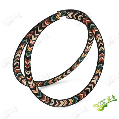 Ukulele Small Four-string Guitar Sound Hole Circle Rosewood Maple Abalone Color Shell Mosaic Caliber Pattern Ukulele Accessories