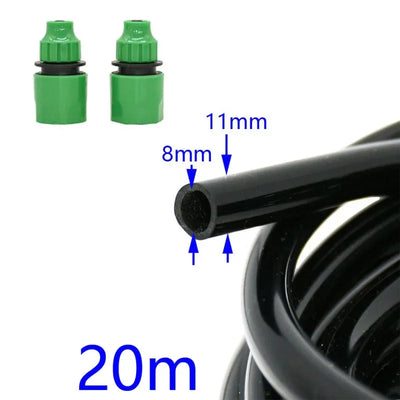 3/8" flexible garden hose 8/11 expandable garden hose pip irrigation watering water pipe 10m 20m 30m