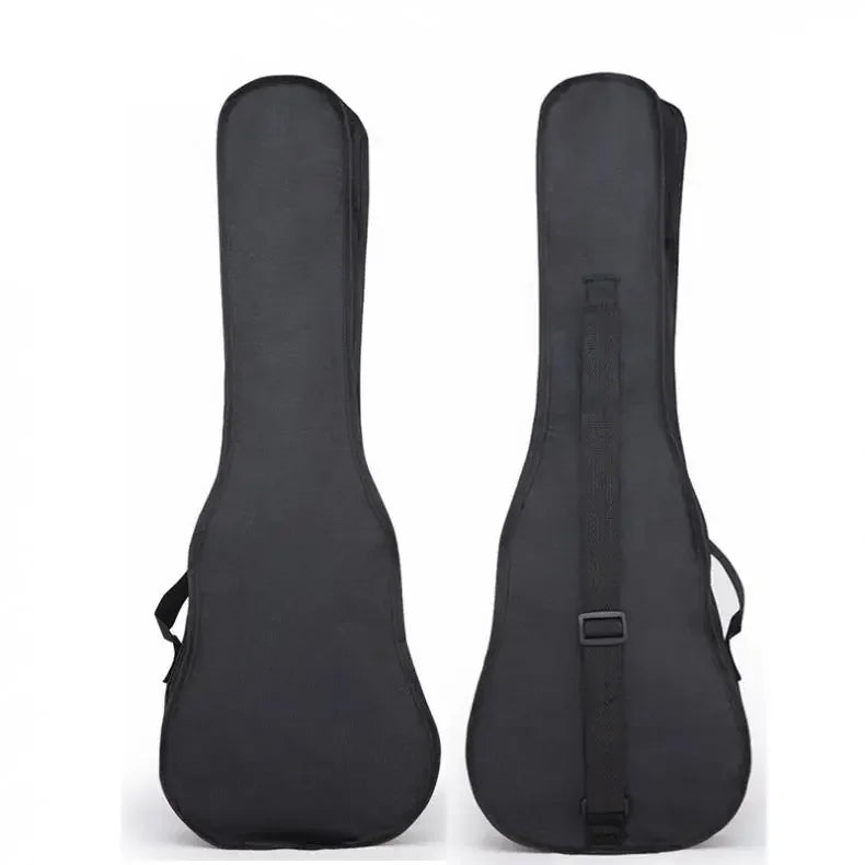 Ukulele Bag 21/23/26Inch  Black Portable Soft Case Monolayer Bag Single Shoulder Backpack Padded for 21 / 23 / 26 inch ukulel