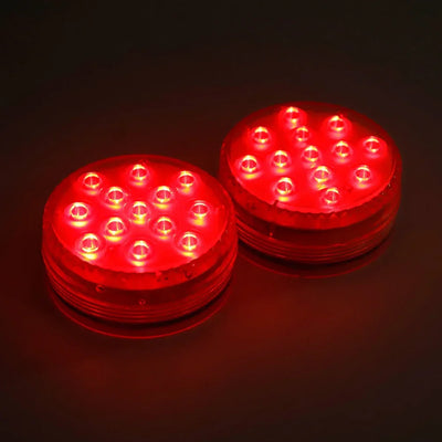 13 LEDs Magnetic Submersible LED Light Waterproof Underwater Light USB Rechargeable Swimming Pool Night Lamp With Suction Cups