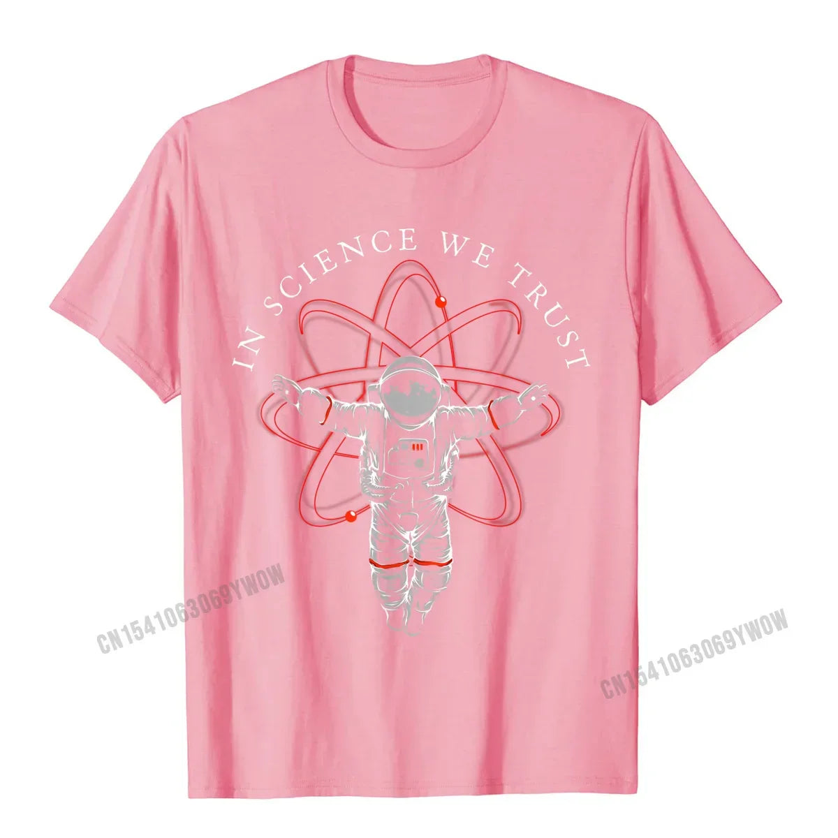 Atheist Shirt In Science We Trust Astronaut Humanist T-Shirt Camisas Men Cotton Tees Hip Hop New Design Casual Tshirts