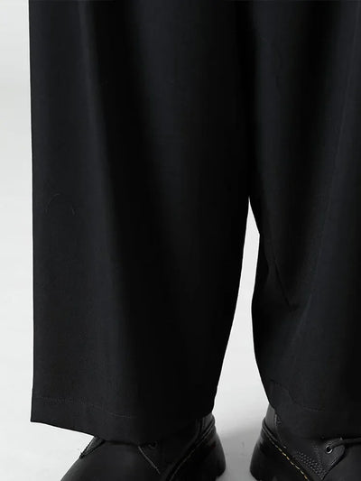 Men's Wide-Leg Pants Spring And Autumn New Yamamoto Style Fashion Trend Youth Leisure Loose Large Size Pants