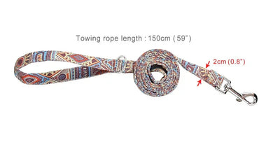 Dog Leash Fashion Flower Pet Leashes Medium Large Puppy Leashes Lead Rope For Cat Big Small Pet Harness