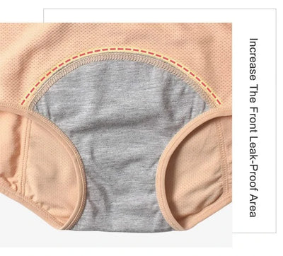 Leak Proof Menstrual Panties of Large Size Cotton Panties Women Sexy Physiological Underwear Plus Size Period Waterproof Briefs