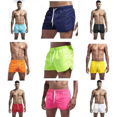 Summer Men's Swimwear Shorts Brand Beachwear Sexy Swim Trunks Men Swimsuit Low Waist Breathable Beach Wear Surf