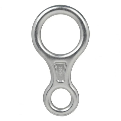 35KN Carabiner High Strength Wear-resistant Compact 8-shape 35KN Descender for Mountaineering