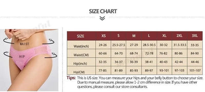 Bamboo Menstrual Panties for Women 4 Layer Absorbent Period Underwear Lace Bikini Leak Proof Culotte Menstruelle