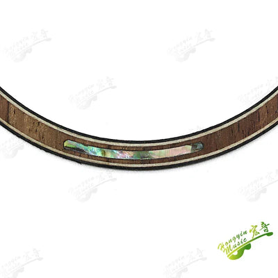 Ukulele Small Four-string Guitar Sound Hole Circle Rosewood Maple Abalone Color Shell Mosaic Caliber Pattern Ukulele Accessories