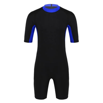 Swimwear Mens Leotard Swimsuit Shorty Wetsuit Diving Swimming Snorkeling Surfing Scuba Swim Bodysuit Jumpsuit Warm Swimwear