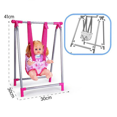 30*30*41cm Baby Doll Swing Model Simulation Furniture Playset Room Decor