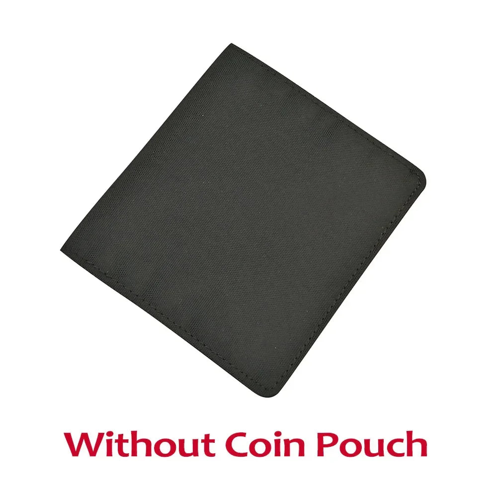 2023 Minimalist Slim Nylon Wallet For Men Women Slimline Ultra Thin Mini Small Male Female Zipper Coin Purse Compact Money Bag