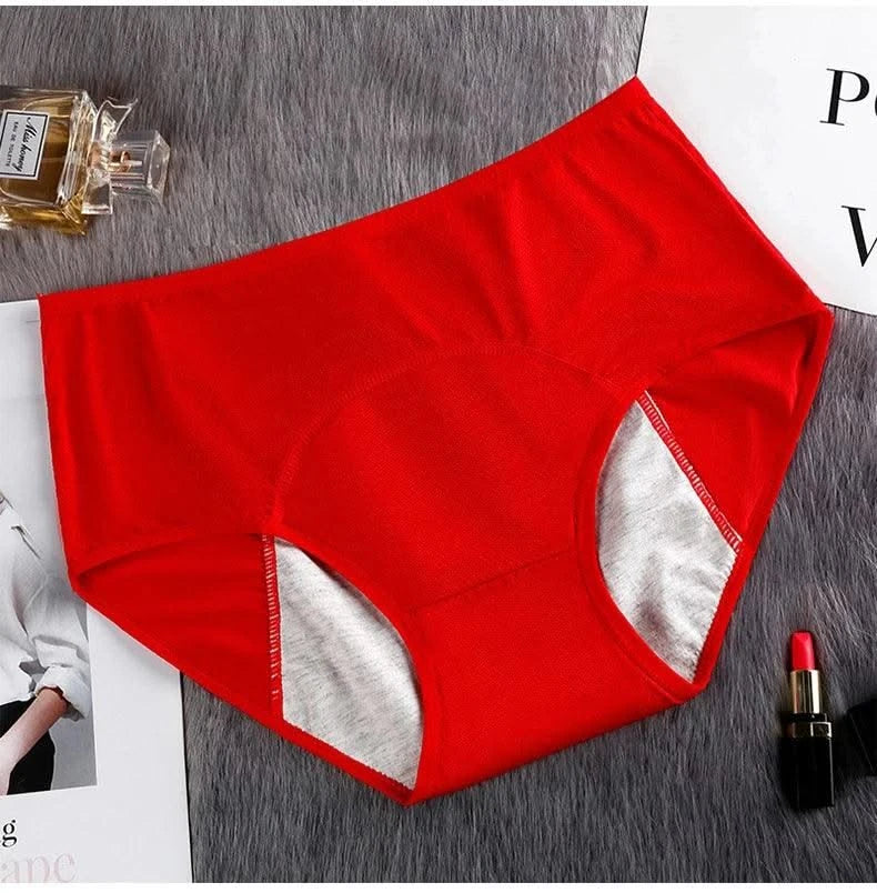 Leak Proof Menstrual Panties of Large Size Cotton Panties Women Sexy Physiological Underwear Plus Size Period Waterproof Briefs