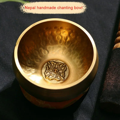Buddhism Singing Bowls Handmade Wall Decorative Dishes Copper Tibetan Bowl for Meditation Yoga Buddhism Gifts Home Decor Crafts