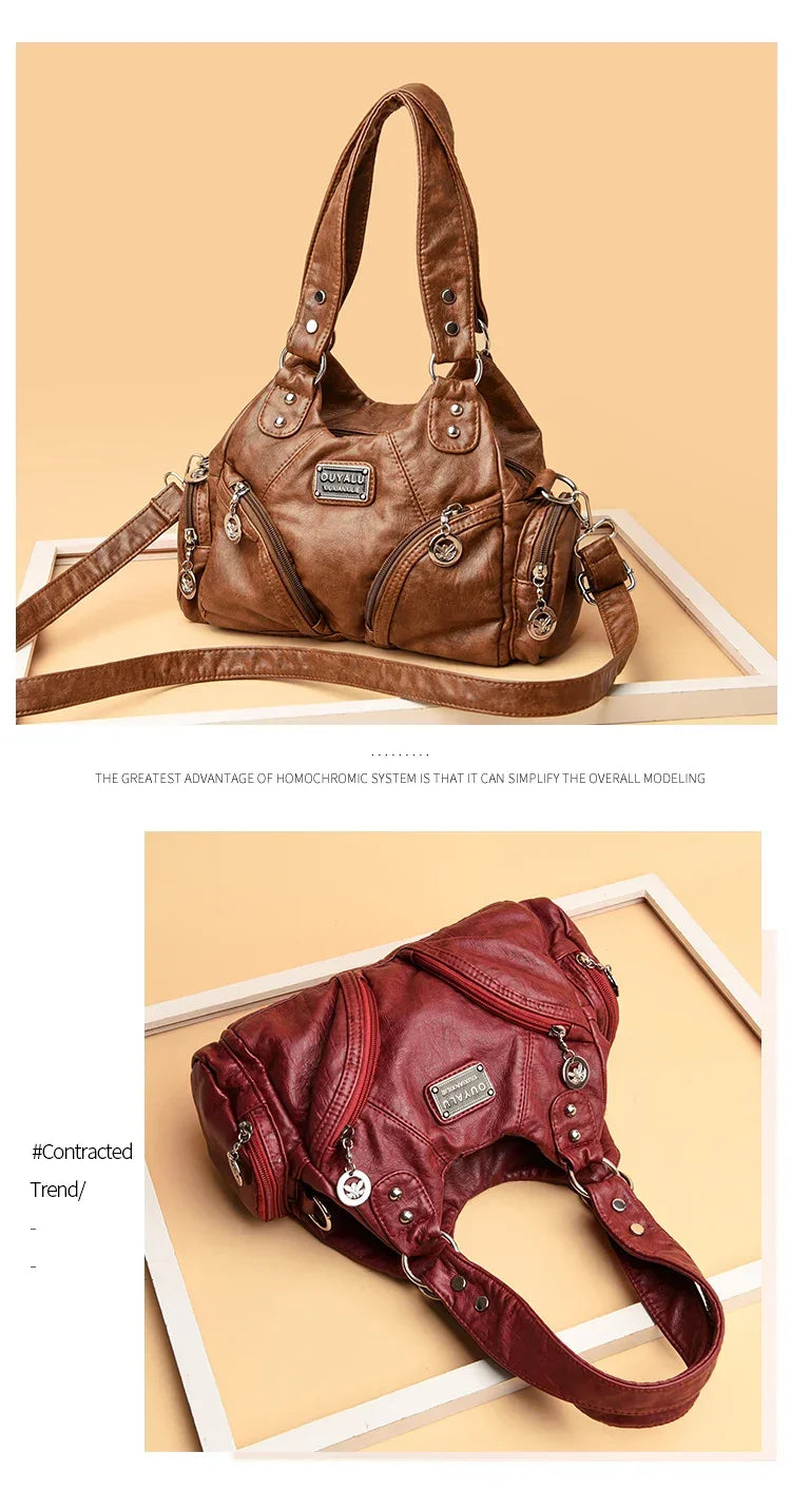 Hot Luxury Handbags Women Bags Designer Crossbody Large Capacity Female Shoulder Bag Fashion Brand Ladies Leather Messenger Bags