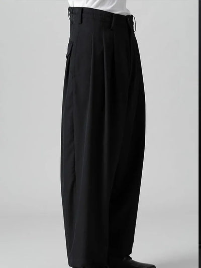 Men's Wide-Leg Pants Spring And Autumn New Yamamoto Style Fashion Trend Youth Leisure Loose Large Size Pants