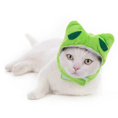 Animal Decorate Pet Cat Hat Multi Sizes Designer Soft Cotton Dogs Accessories Head Wear Adjustable Lovely Winter Kitten Caps