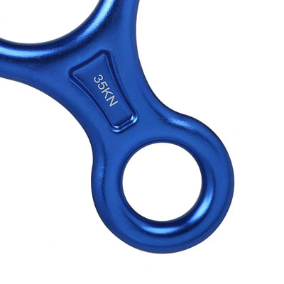 35KN Carabiner High Strength Wear-resistant Compact 8-shape 35KN Descender for Mountaineering
