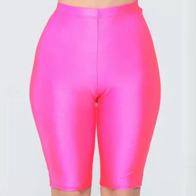 Women Cycling Shorts Dancing Gym Biker Slim Active Sports Solid Sexy Skinny 2024 New Summer Athleisure fashion